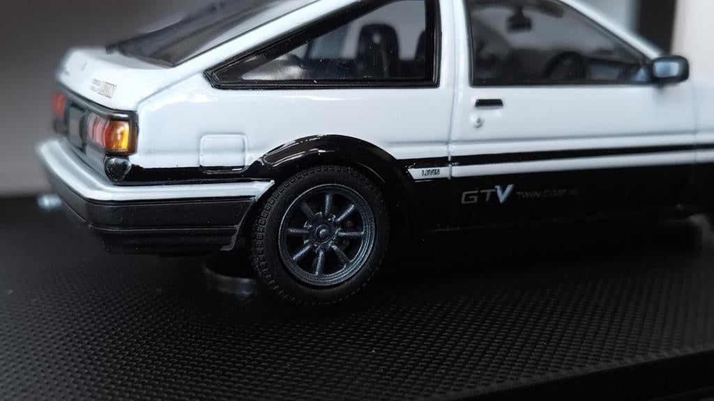 Toyota Corolla Levin Trueno Initial D 1;43 Ebbro Pol, Overige merken, Japan, Auto, .