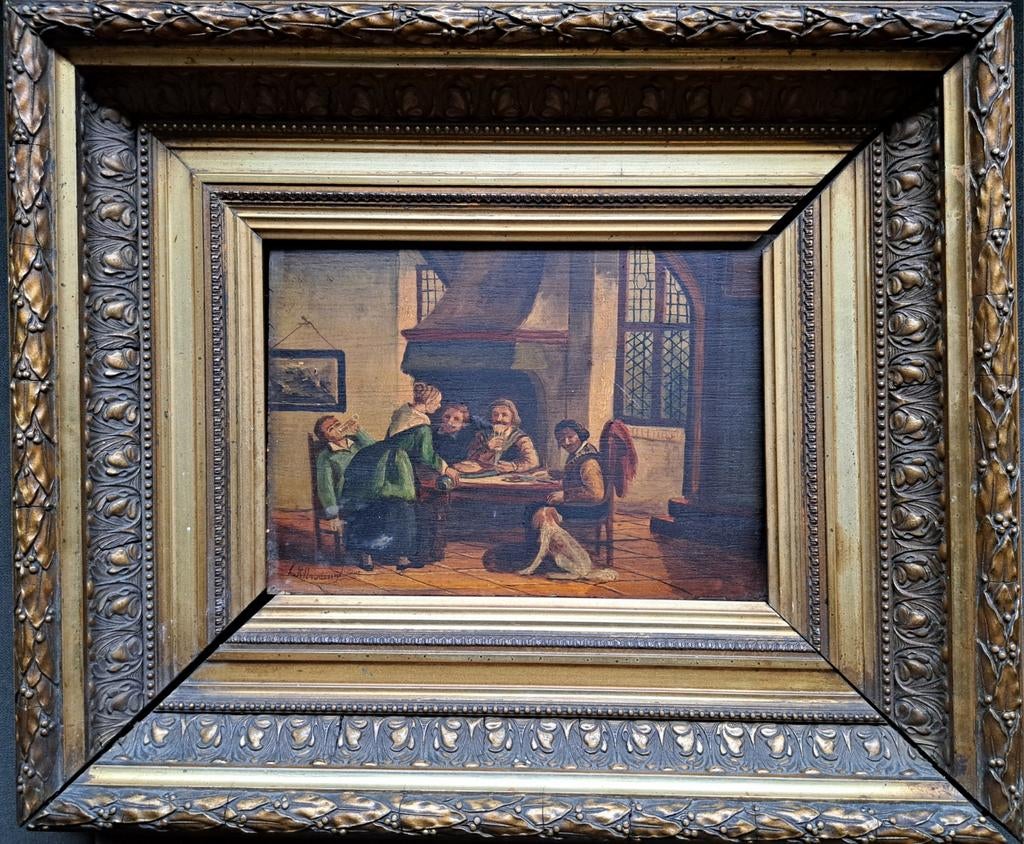 Lambertus Hardenberg: Dorpscafé (1895), Ophalen of Verzenden