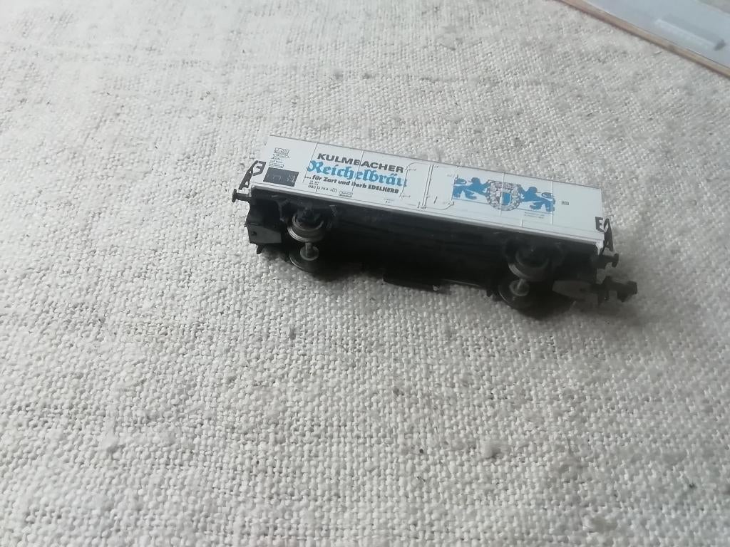 Fleischmann Spur N Bierwaggons Kulmbacher Reichelbräu, Gebruikt, Gelijkstroom, Verzenden, Fleischmann