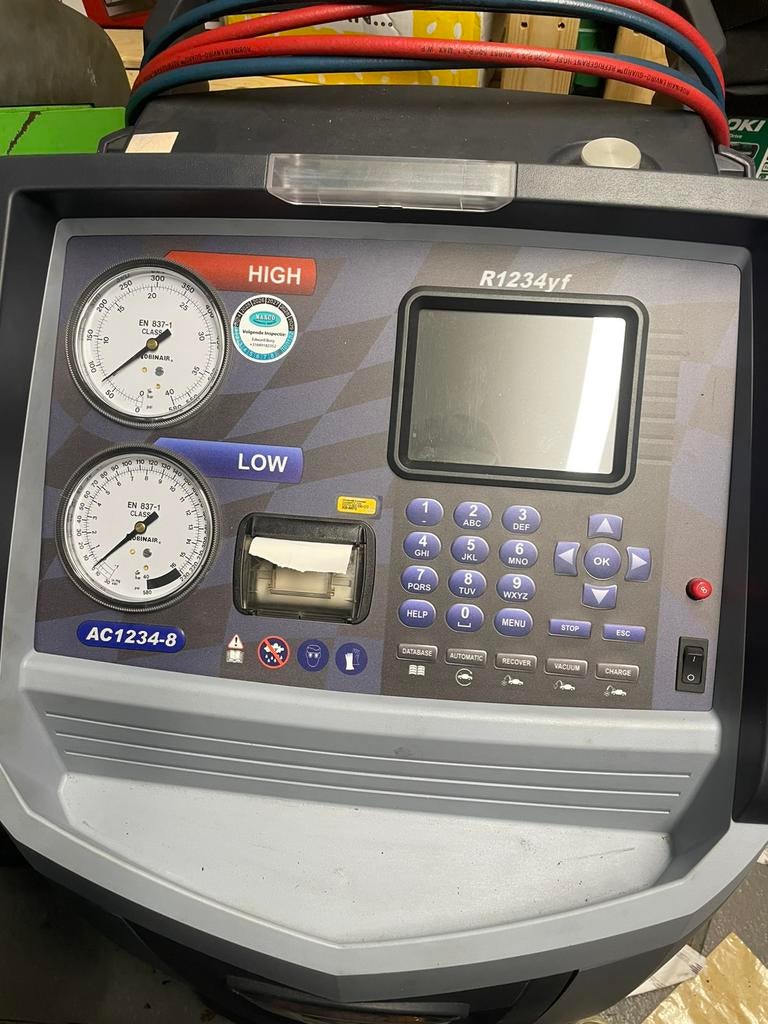 Robin air airco aparaat, Ophalen