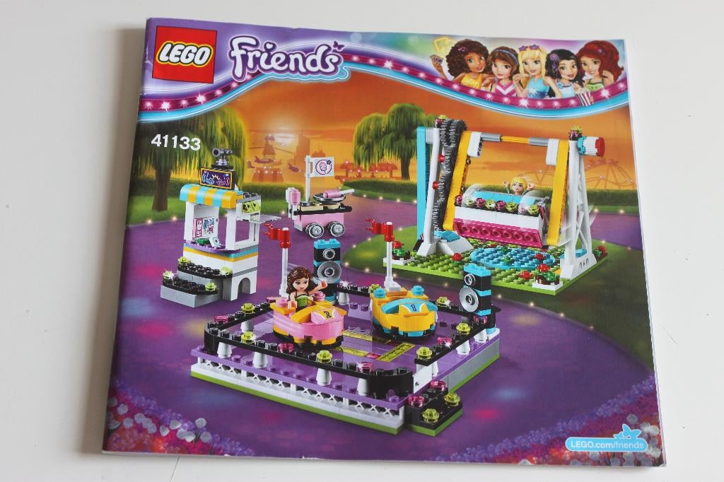 Lego Friends 41133 Botsautootjes, Ophalen of Verzenden, Zo goed als nieuw, Complete set, Lego