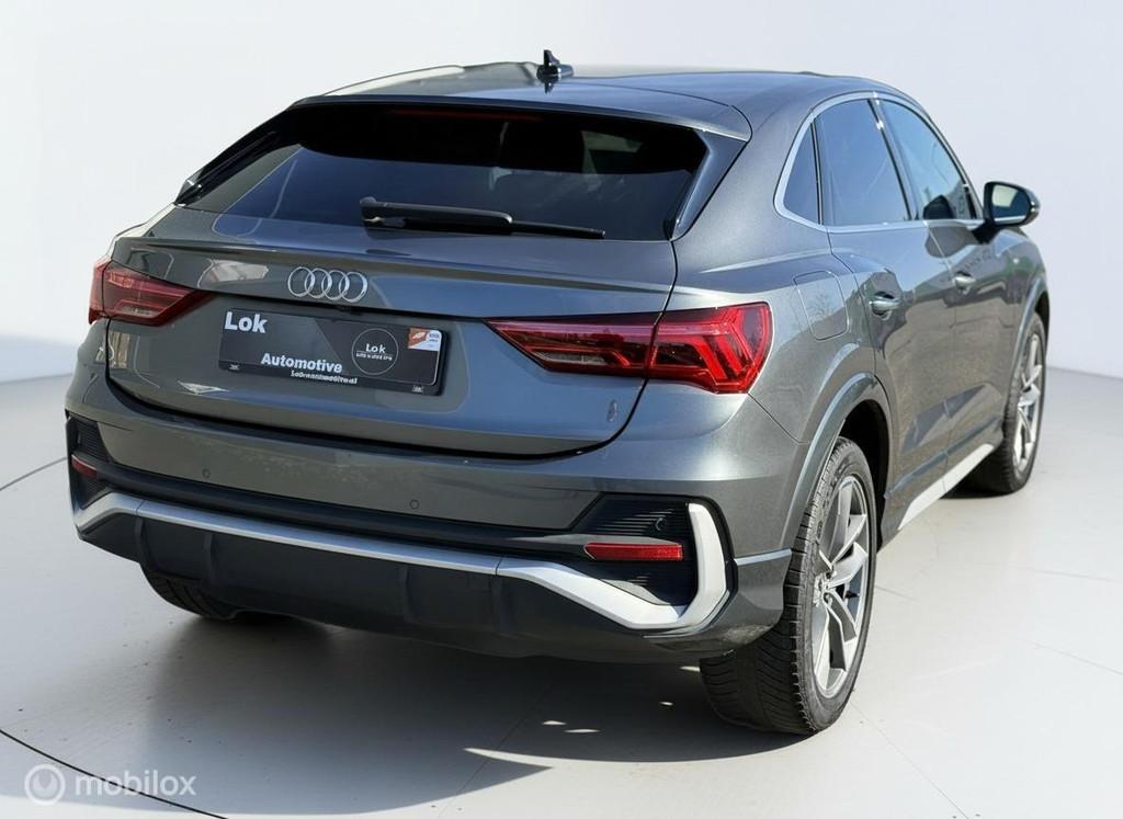Audi Q3 Sportback 35 TFSI S Edition 360CAMERA|LEDER|LED|CARP, 15 km/l, Zwart, 4 cilinders, 150 pk