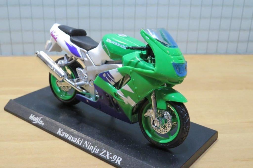Kawasaki ZX-9R gr/wt 1:18 blister, Maisto, May Cheong Group France S.A.S., Nieuw, Ophalen of Verzenden