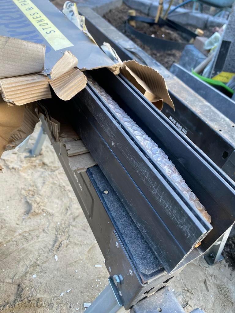 Gardenlux lijngoot cortenstaal 1.54m - Over van project, Ophalen, Nieuw