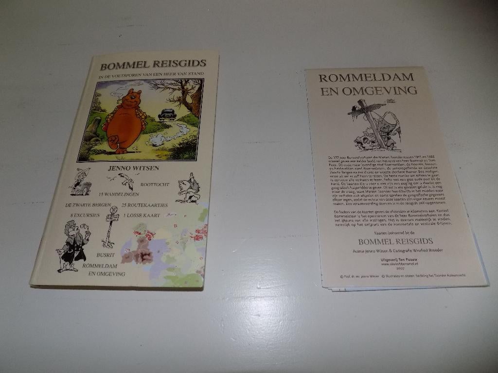 Bommel reisgids || koopje || mooie staat || met kaart, Eén stripboek, Ophalen of Verzenden, Gelezen