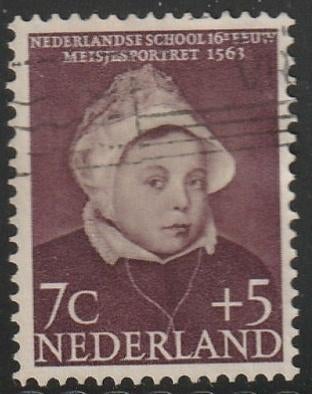 Nederland 1956 685 Kind 7c, Gest, Ophalen of Verzenden, Na 1940, Gestempeld