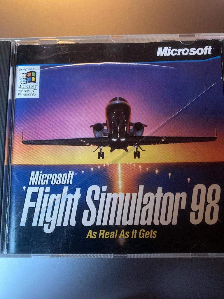 Vintage Flight simulator 98, 1 speler, Ophalen of Verzenden, Zo goed als nieuw, Vanaf 12 jaar