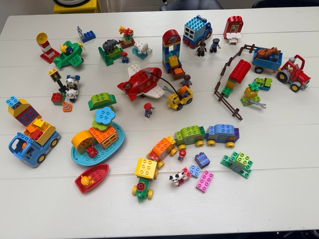 Duplo verzameling, Kinderen en Baby's, Speelgoed | Duplo en Lego, Ophalen of Verzenden, Gebruikt, Complete set, Duplo