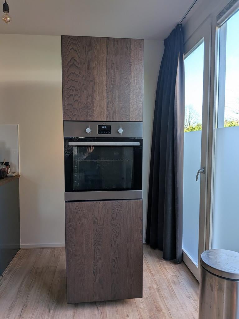 Ikea metod inbouw kast met oven - in uitstekende staat, Ophalen, Zo goed als nieuw, Zwart