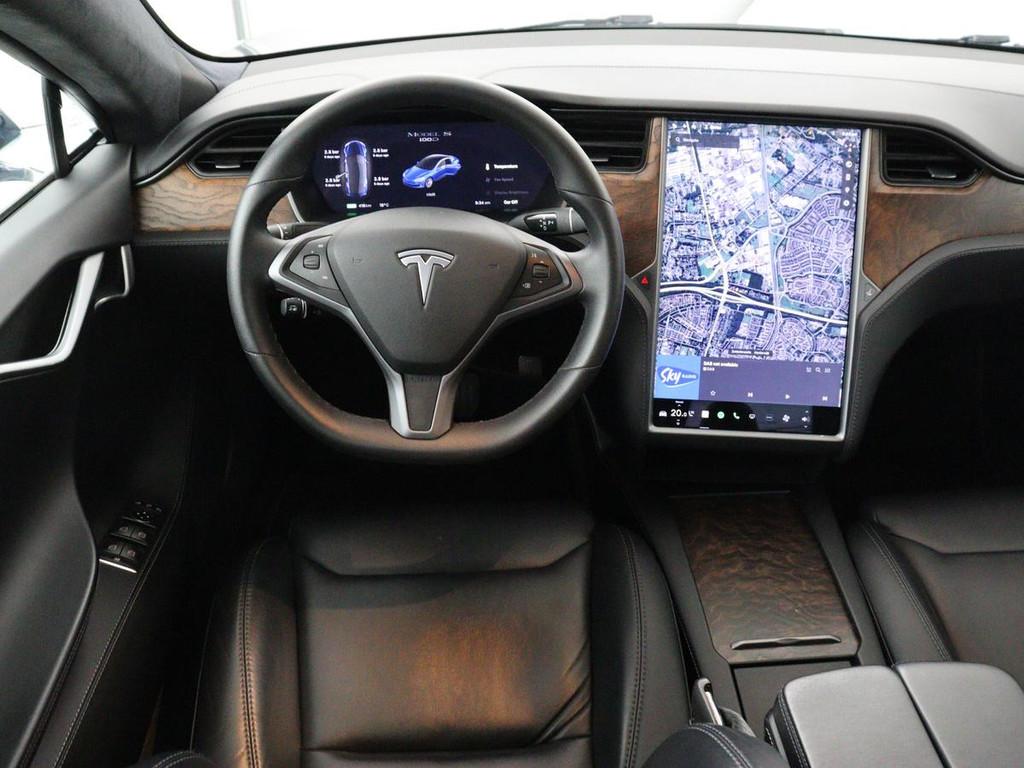 Tesla Model S 100D | SOH 90% | Panoramadak | Leder | Autopil, Auto's, Tesla, Gebruikt, 100 kWh, 110 €/maand, 2190 kg