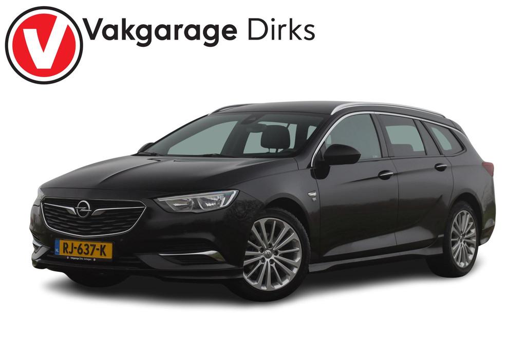 Opel Insignia Sports Tourer Turbo OPC Line ✅ Stoelverwarmi, Voorwielaandrijving, Gebruikt, 4 cilinders, Zwart