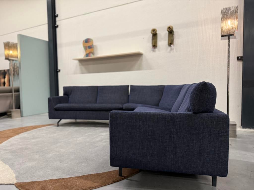 Nieuw Label van den Berg Kameo Hoekbank Blauw Stof Bank, Huis en Inrichting, Banken | Bankstellen, Hoekbank, Nieuw, Label van den Berg