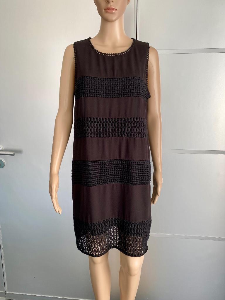 H549 Eksept: maat M=38/40 jurk jurkje lang tuniek zwart, Maat 38/40 (M), Zwart, Ophalen of Verzenden, Zo goed als nieuw