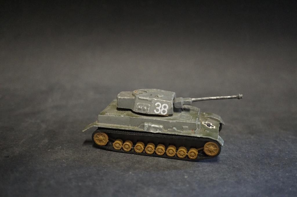 Duitse Panzer III tank - Vintage made in Hong Kong, Ophalen of Verzenden, Gebruikt