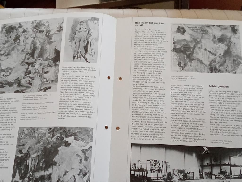 Willem de Kooning katern jaren 60 -70, Ophalen of Verzenden, Gelezen, Muziek, Film of Tv