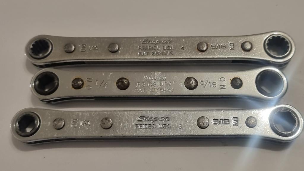 Snap-on ratelsleutels 1/4 en 5/16 inch, Doe-het-zelf en Verbouw, Gereedschap | Handgereedschap, Ophalen of Verzenden