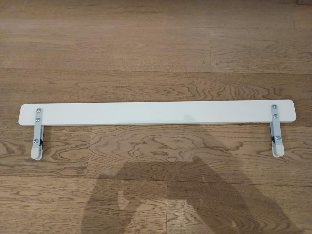 IKEA Vikare Bedzijsteun - Wit, Veiligheid voor Kinderbed, Ophalen, Gebruikt, Minder dan 140 cm, Minder dan 70 cm