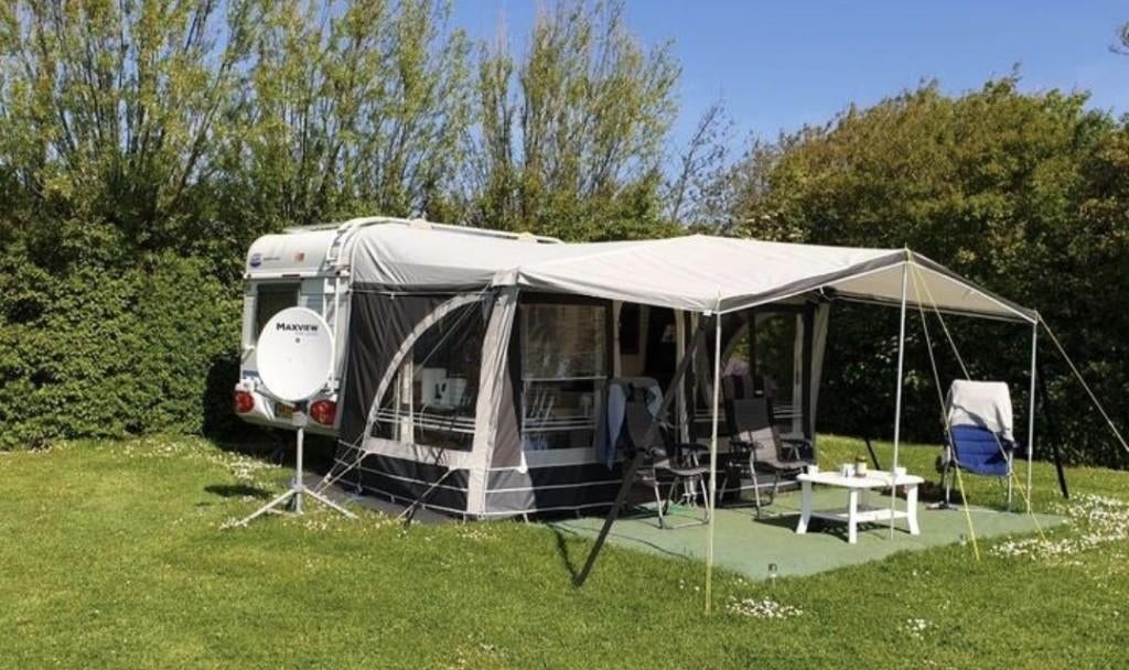 Caravanluifeltent Jupiter Hypercamp, Caravans en Kamperen, Kampeeraccessoires, Ophalen, Zo goed als nieuw