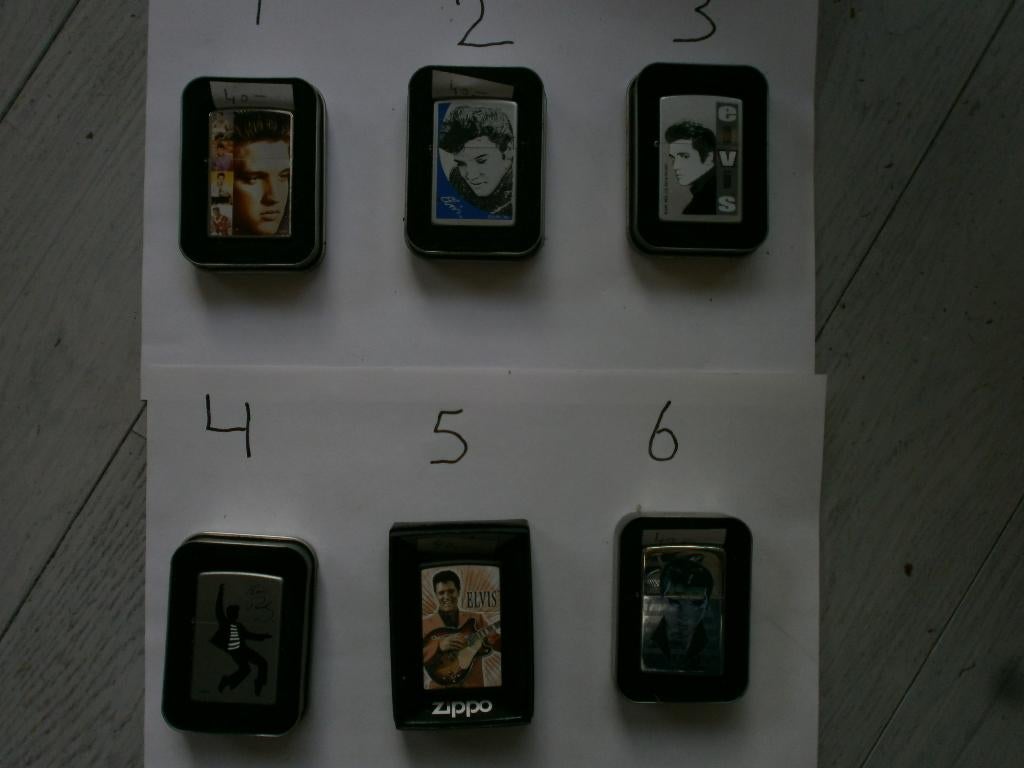 elvis zippo's nieuw 40,00 € per stuk, Ophalen of Verzenden, Nieuw, Aansteker