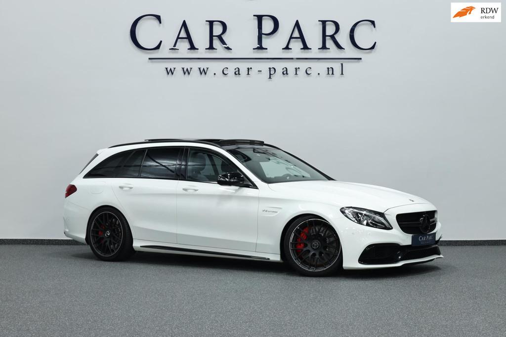 Mercedes-Benz C-klasse Estate AMG 63 S 510+PK LED/SFEER/PANO, Automaat, Achterwielaandrijving, Gebruikt, 8 cilinders