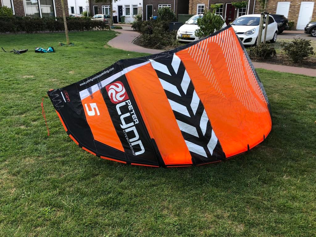 Peter Lynn Swell 5m, Ophalen, Geen board, Zo goed als nieuw, Kite
