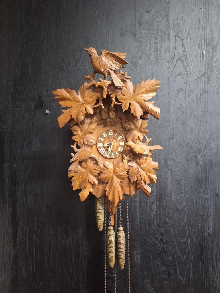 Mooie antieke koekkoeksklok, Ophalen of Verzenden