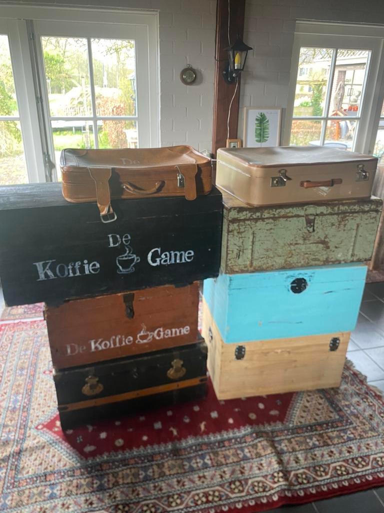 Mooie vintage kisten, Ophalen, Overige materialen, Gebruikt, 50 tot 100 cm