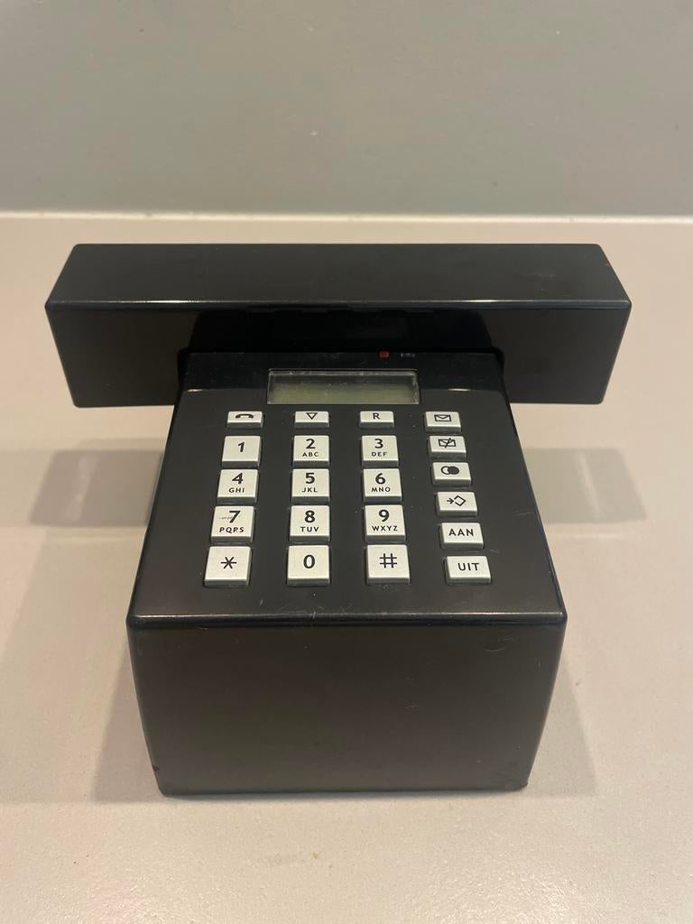 Vintage PTT Telefoon T65 Zwart - Retro Vaste Lijn Telefoon, Ophalen of Verzenden, Gebruikt, 1 handset