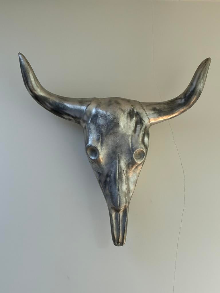 Metalen decoratieve kop, Ophalen, Zo goed als nieuw