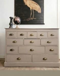 Massief Houten Apothekerskast | Urban Taupe |, Ophalen