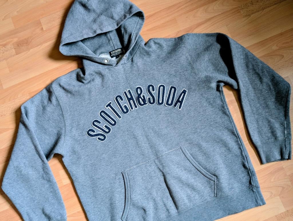 Scotch & Soda hoodie - maat L, Ophalen of Verzenden, Gedragen, Maat 52/54 (L), Grijs