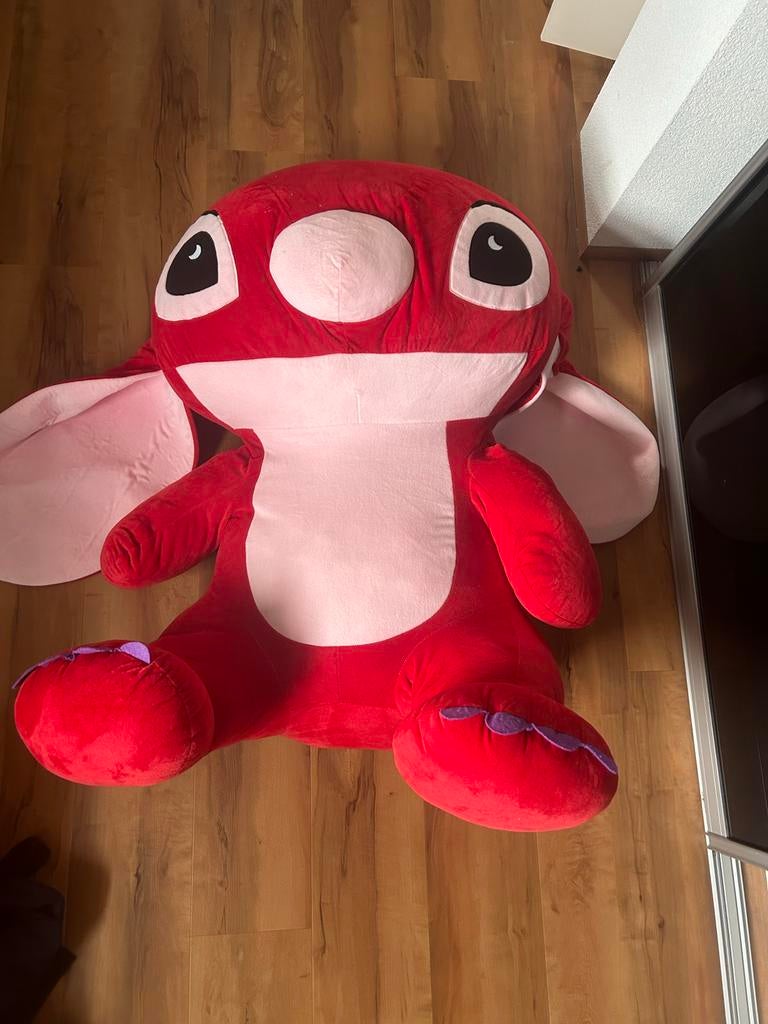Grote rode Stitch knuffel - Lilo & Stitch, Ophalen, Zo goed als nieuw, Overige typen