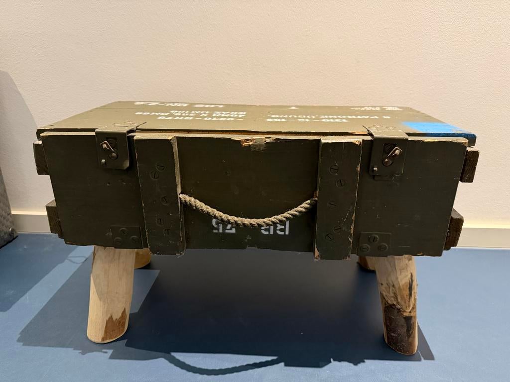 Legerkist met klep, Huis en Inrichting, Ophalen, 50 tot 100 cm, Minder dan 50 cm