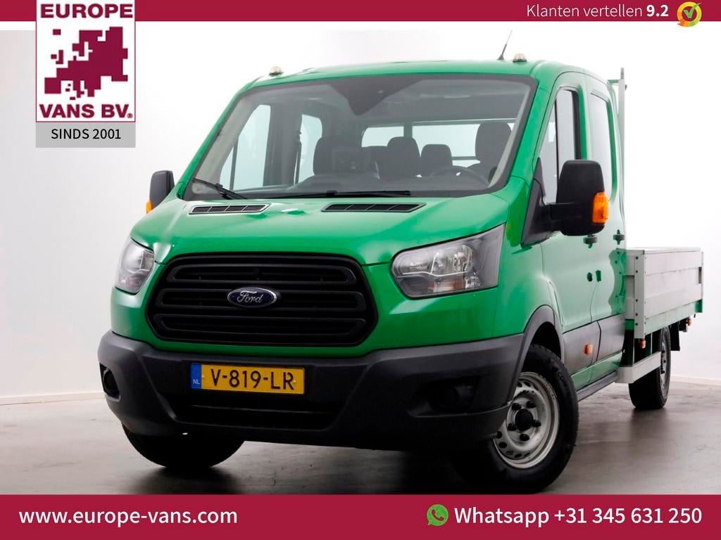 Ford Transit 350 2.0 TDCI 130pk E6 RWD D.C. Open Laadbak Tre, Auto's, 2430 kg, Achterwielaandrijving, Euro 6, 4 cilinders