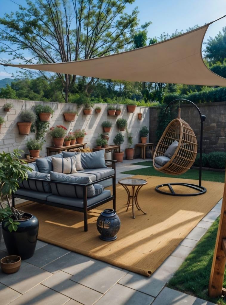 Schaduwdoek Driehoek Zandkleurig 300x300x420 cm, Ophalen, Zo goed als nieuw