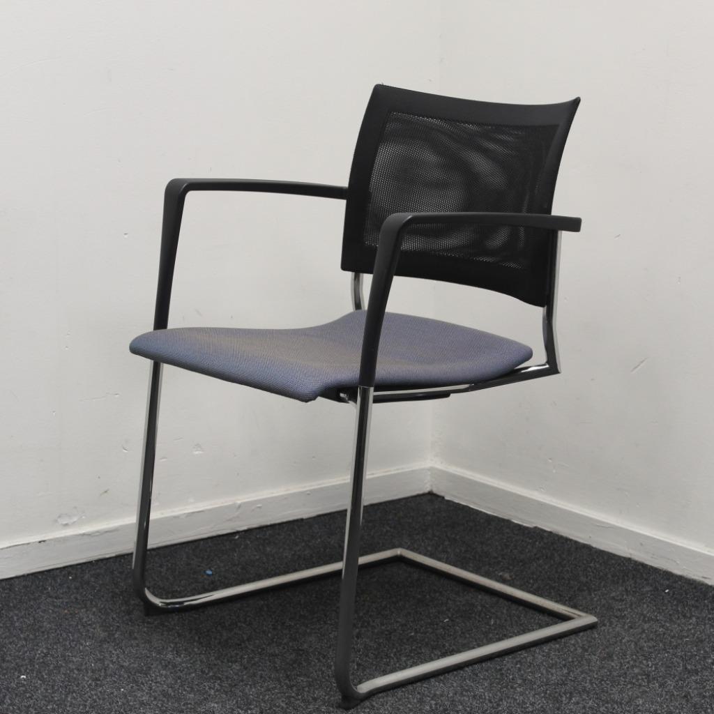 Casala, Fenix, Vergaderstoel, Grijs, Zwart, Kantinestoel, Gebruikt, -, -, Ophalen of Verzenden