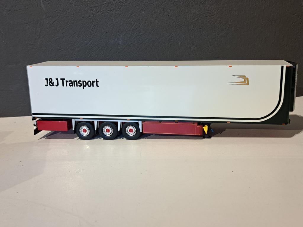 Tekno J&J Transport, Ophalen of Verzenden, Zo goed als nieuw, Bus of Vrachtwagen, Tekno