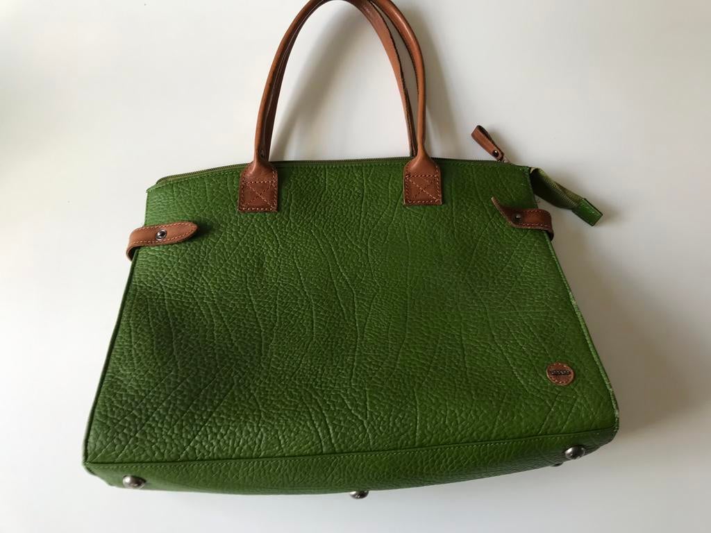 Berba dames tas, Ophalen of Verzenden, Zo goed als nieuw, Groen, Handtas