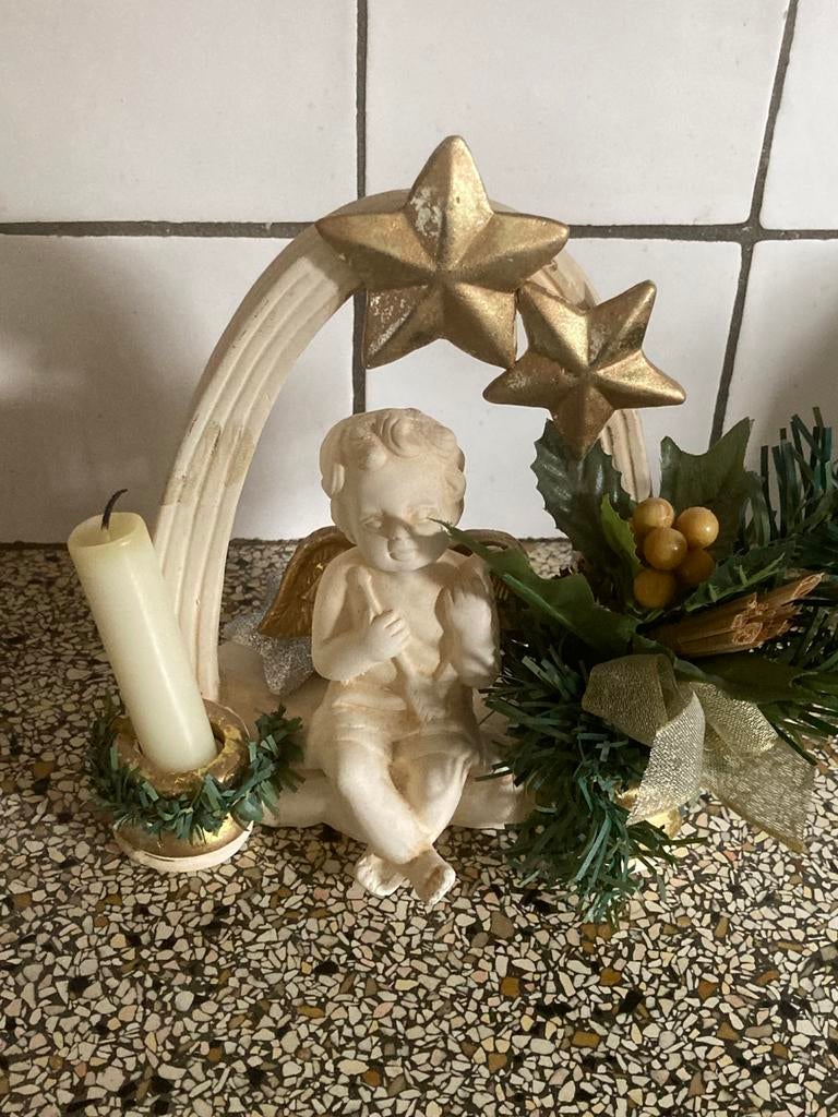 Kandelaar kerst, Ophalen of Verzenden, Zo goed als nieuw