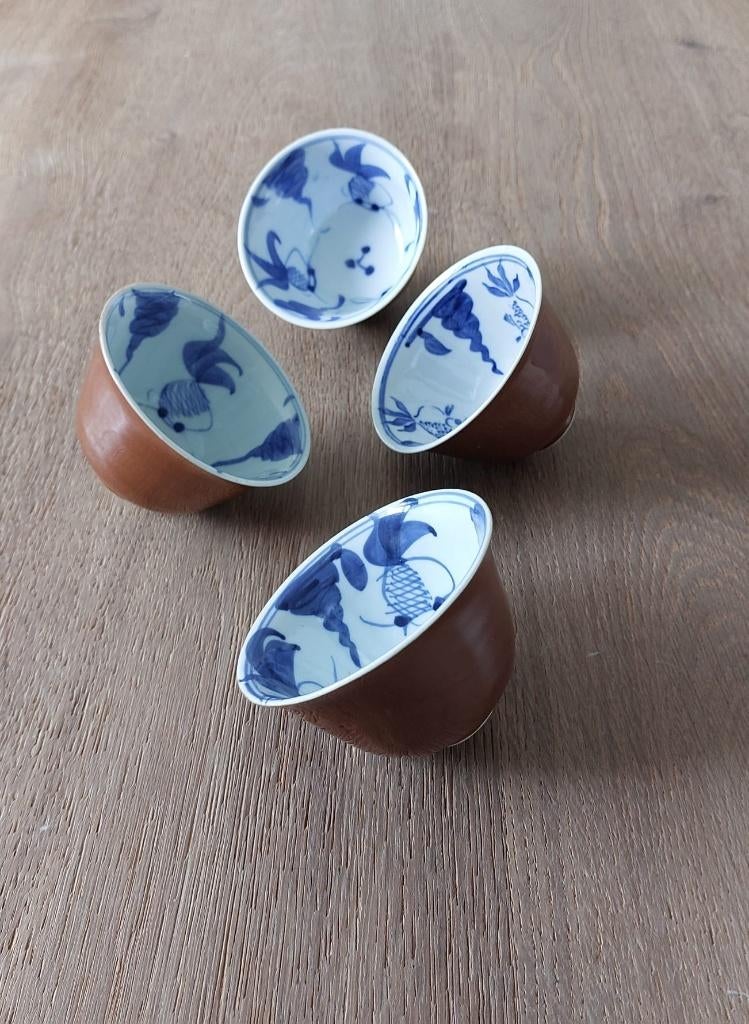 *Antieke Capucijner kopjes 19e eeuw, Ophalen of Verzenden