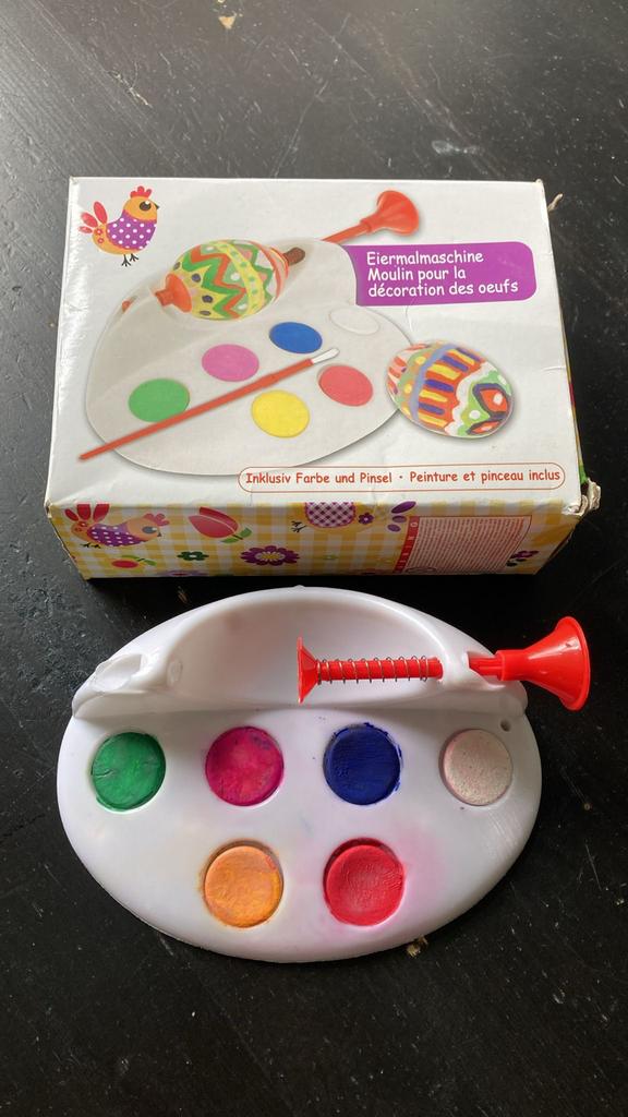 Eier verf set, Ophalen of Verzenden, Gebruikt