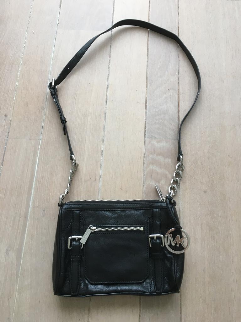 Mooie Michael Kors tas, zwart., Ophalen of Verzenden, Zo goed als nieuw, Zwart