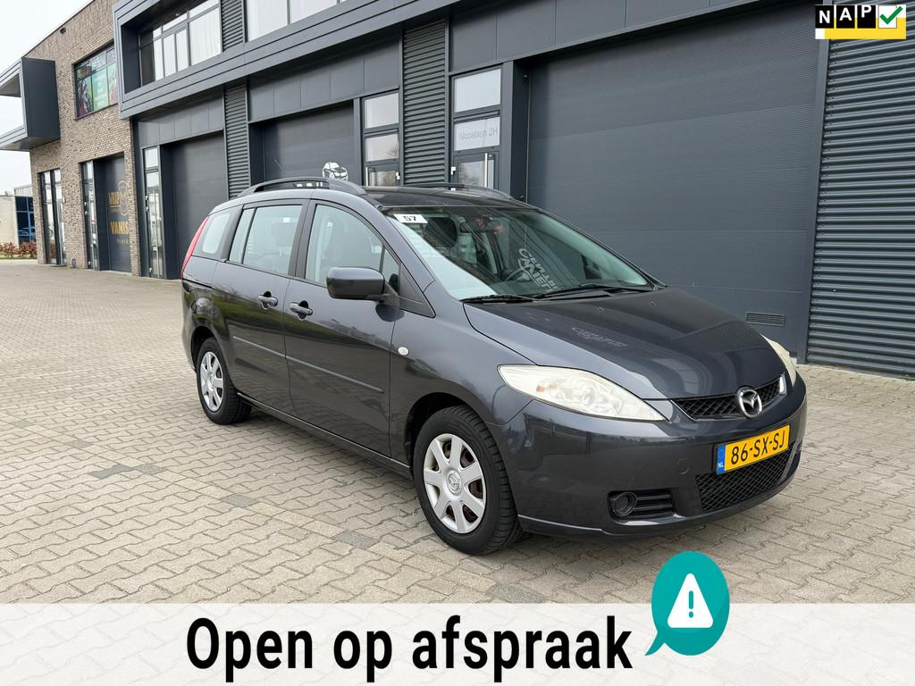 Mazda 5 2.0 Touring 7 Persoons|Airco|Trekhaak|DealerOnderhd, Auto's, Mazda, Voorwielaandrijving, Gebruikt, 7 stoelen, Origineel Nederlands