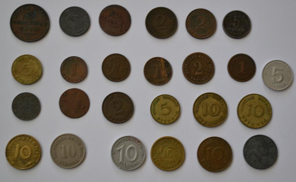 verzameling munten en biljetten duitsland en oostenrijk, Postzegels en Munten, Munten en Bankbiljetten | Verzamelingen, Ophalen