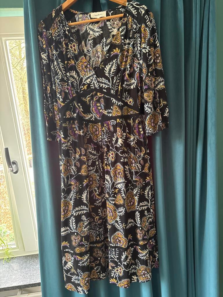 Nieuwe Ba&sh Zomerjurk Zwart Paisley Maat 3, Kleding | Dames, Maat 38/40 (M), Zwart, Nieuw, Ophalen of Verzenden