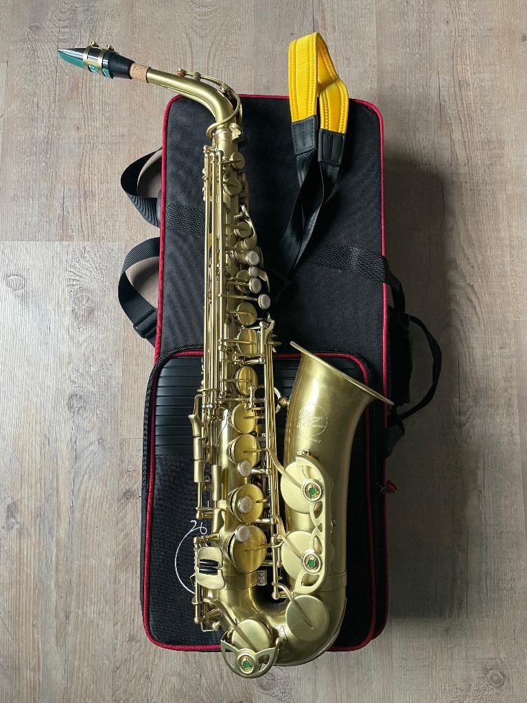 Chicago Winds CC-AS4200AY Alto Sax, Ophalen, Zo goed als nieuw, Alt, Met koffer
