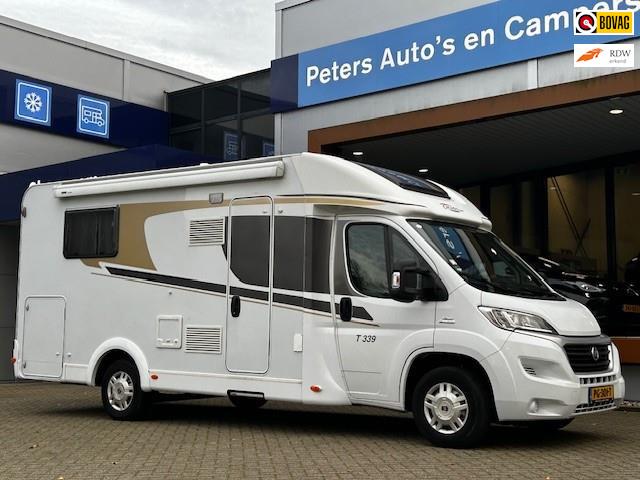 Capron T 339 /Queensbed/Navi/Achteruitrijcamera/Fietsendrage, Bedrijf, Cassettetoilet, Carado, Kluisje