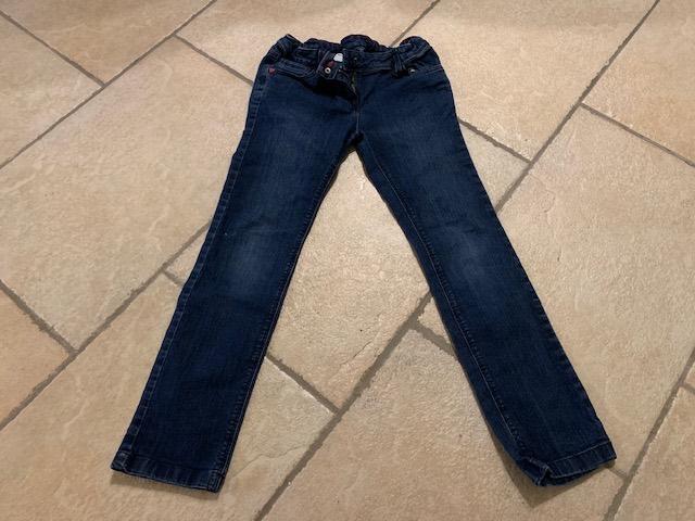 Jeans, spijkerbroek maat 134, taille verstelbaar,, Ophalen of Verzenden, Gebruikt, Jongen of Meisje, Broek