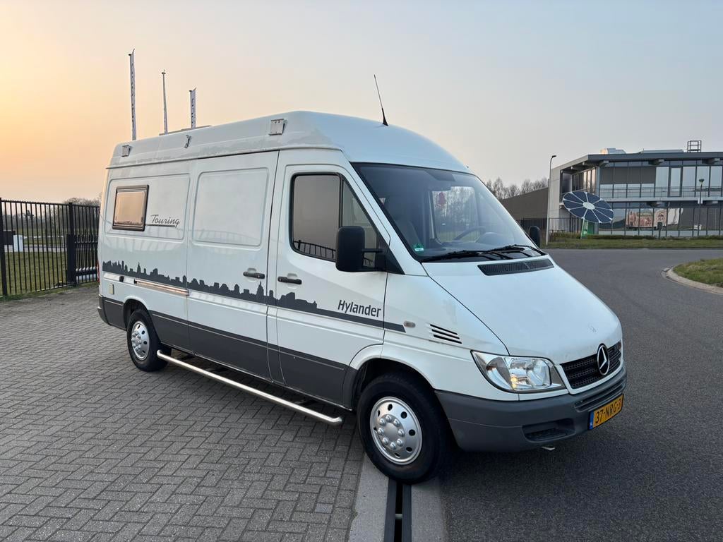 Mercedes Sprinter 308CDI Hylander Touring ENKELE BEDDEN 2005, Caravans en Kamperen, Campers, Overige merken, Chemisch toilet, Tot en met 2