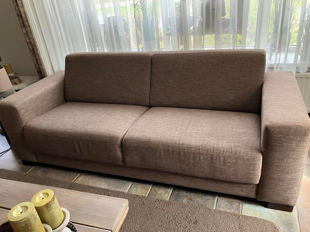 Goede nette 3 zits bank, Ophalen, Tweepersoons, 75 tot 100 cm, Zo goed als nieuw